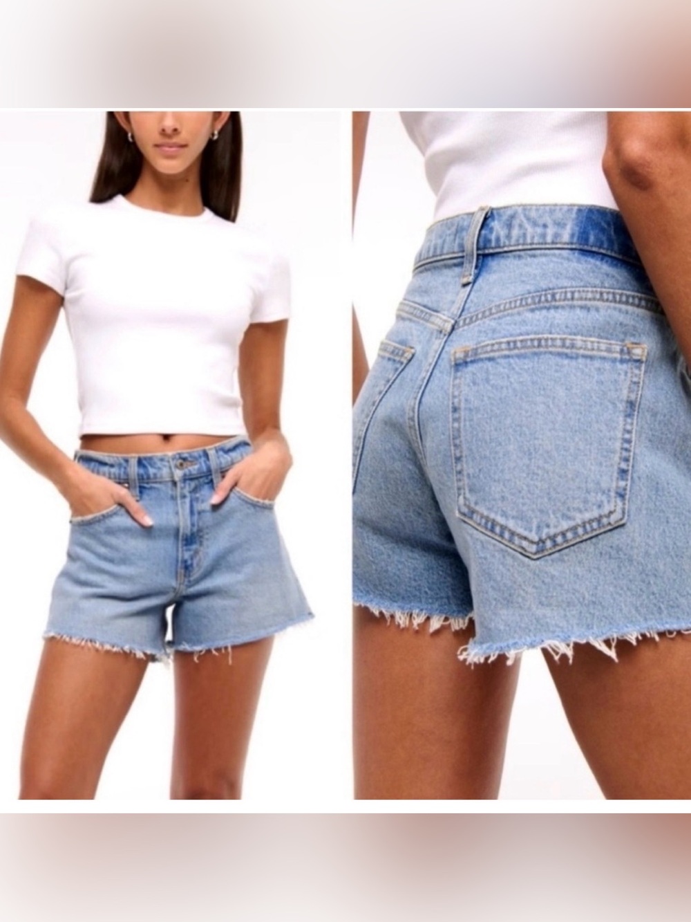 Abercrombie & Fitch 90’s Relaxed Cutoff Short